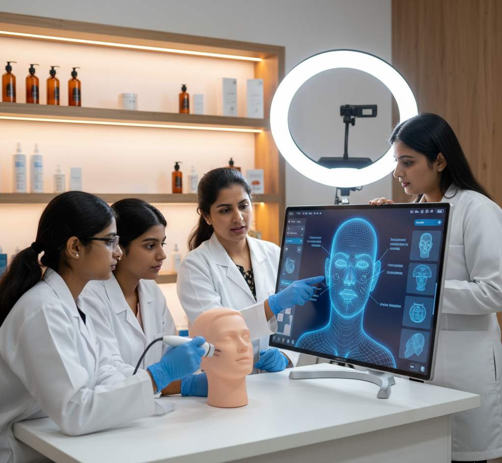 Professional beauty academy training